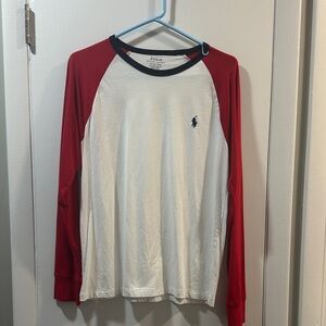 Polo by Ralph Lauren Black and White Crew Neck Shirt